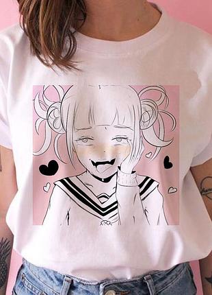 Футболка senpai himiko toga waifu unisex