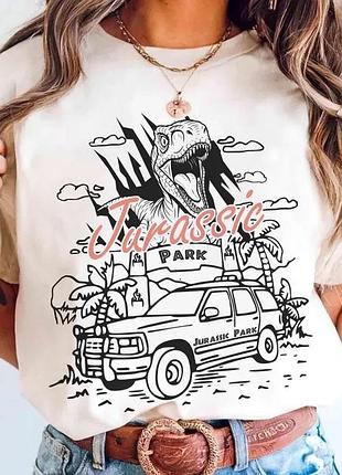 Футболка парк юрского периода unisex