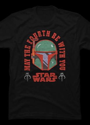 Футболка star wars boba fett may the 4th