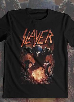 Рок футболка slayer