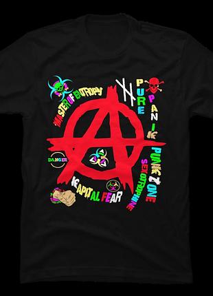 Футболка punk anarchy style unisex