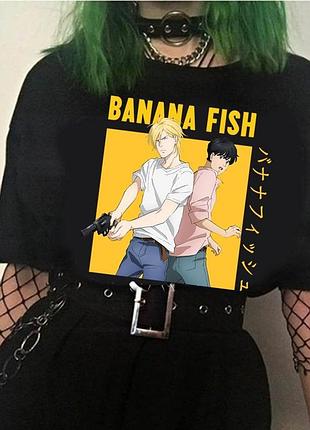 Футболка аниме banana fish unisex