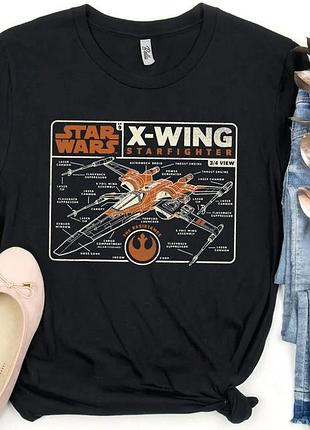 Футболка star wars x-wing