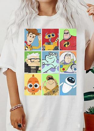 Футболка disney pixar epic boxed up line up unisex
