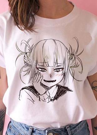 Футболка senpai himiko toga waifu unisex