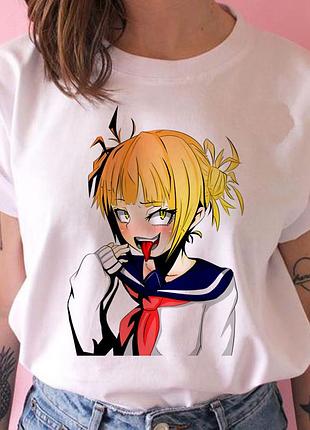 Футболка senpai himiko toga waifu unisex