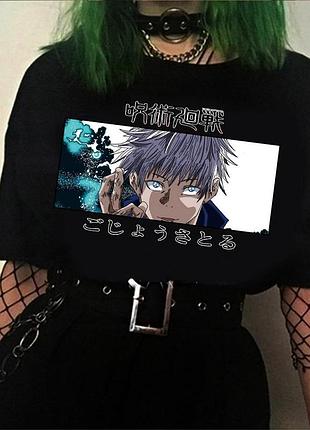 Футболка магическая битва - jujutsu kaisen