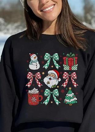 Свитшот christmas coquette retro