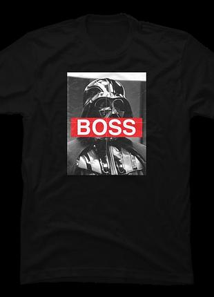 Футболка darth vader is a boss