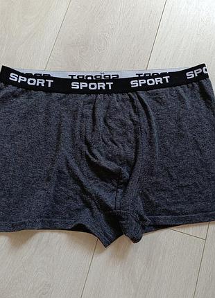 Труси чоловічі базові боксерки котонові великого розміру sport xl 2xl 14 16 42 44