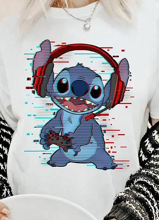 Футболка стич unisex