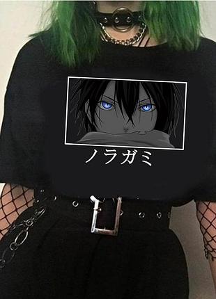 Футболка аниме бездомный бог unisex