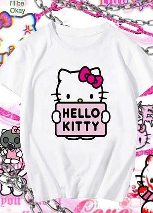 Футболка «hello kitty» unisex