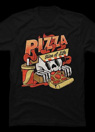 Футболка pizza slice of life