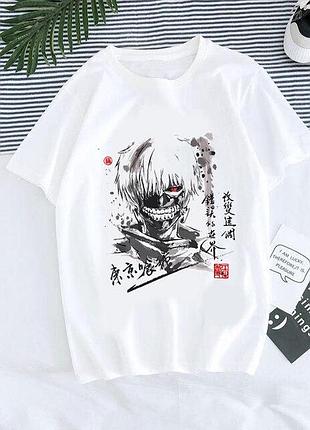Футболка аниме tokyo ghoul - токийский гуль unisex