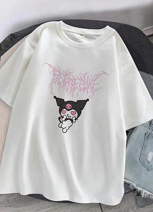 Футболка kuromi unisex белый
