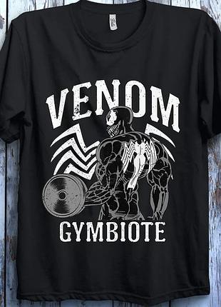 Футболка venom gymbiote workout unisex