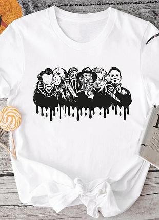 Футболка halloween horror unisex