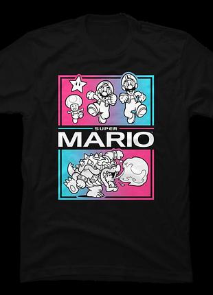 Футболка super mario rainbow runners