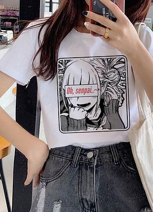 Футболка аниме «химико тога» unisex 22