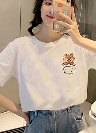 Футболка корги unisex