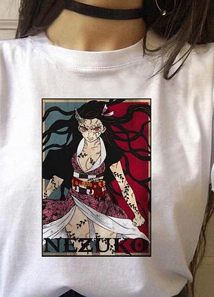 Футболка аніме «demon slayer: kimetsu no yaiba»