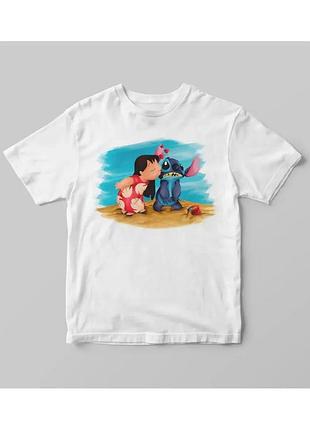 Футболка лило и стич unisex