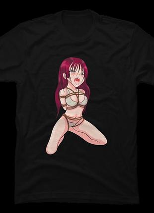 Футболка shibari ahegao anime unisex
