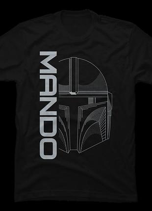 Футболка the mandalorian mando unisex
