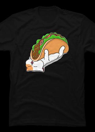 Футболка cat and taco unisex