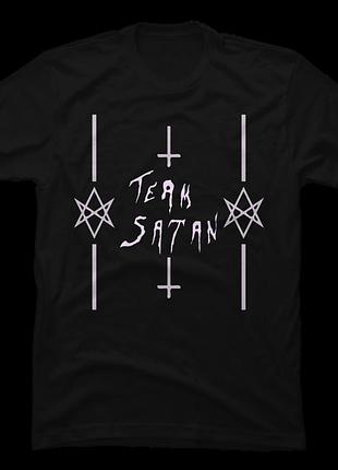 Футболка team satan unisex