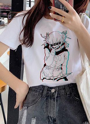 Футболка аниме «химико тога» unisex 9