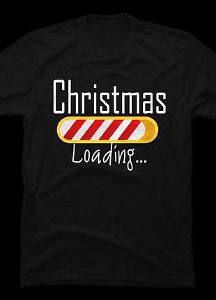 Футболка christmas loading unisex