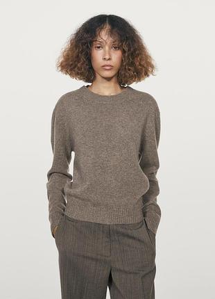 Шерстяной свитер massimo dutti
