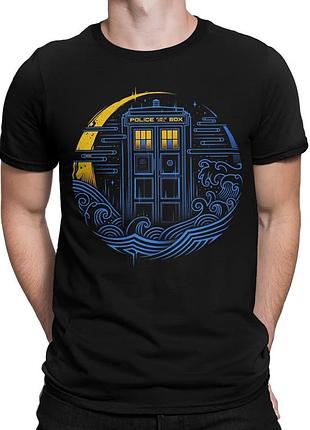 Футболка доктор кто police box unisex