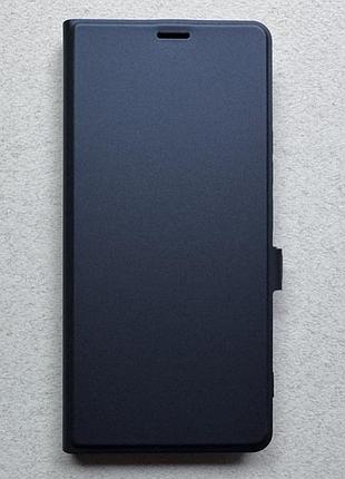 Poco m8 pro чохол-книжка wave flap blue case синій високоякісна штучна шкіра слоти для карт