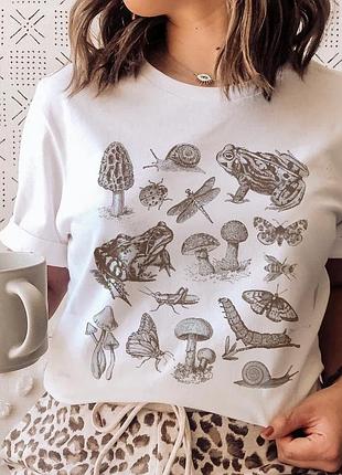 Футболка mushroon frog unisex 4