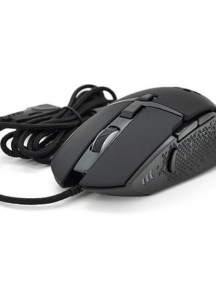 Миша дротова imice t90, 8 кнопок, 1200/2400/4800/7200 dpi, led lighting, 1,8м, windows xp/vista/win7/8/10 mac os x, black, color
