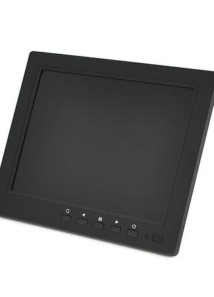 Монитор для видеонаблюдения tft 8" 1024*768 (hdmi+vga+bnc+av), угол обзора 360°, ips, dc: 12v/1a, box