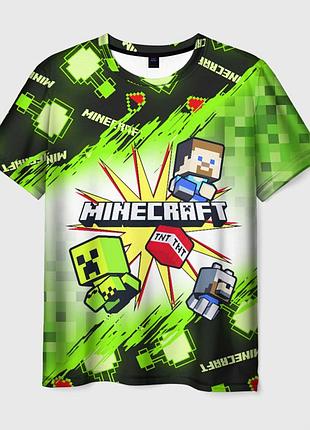 Футболка 3d «minecraft» unisex