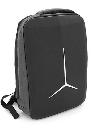 Рюкзак для ноутбука 15.6", tt-2020-2g, материал нейлон/полиестр/ткань оксфорд, выход под usb кабель, 20-35l, серый, q25