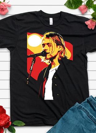Футболка kurt cobain unisex