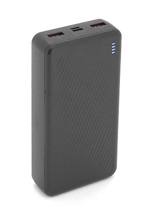 Power bank borofone bj56a 20000mah, 22.5w+pd20w, 2*usb+type-c, black, 460g, box