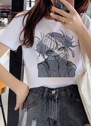 Футболка аниме «химико тога» unisex 13