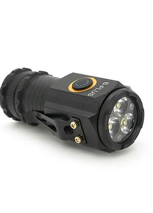 Фонарик ручной bp-345, cob, 3 режима, корпус алюминий, магнит, аккум 18350а, usb кабель, box