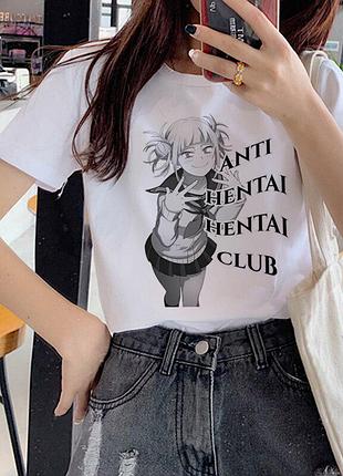 Футболка аниме «химико тога» unisex 4