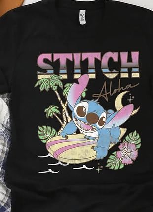 Футболка лило и стич unisex