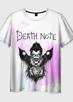 Футболка 3d - тетрадь смерти. death note