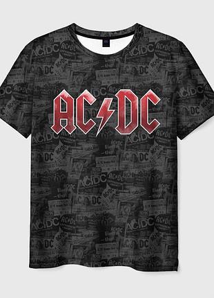 Футболка 3d «ac/dc» unisex