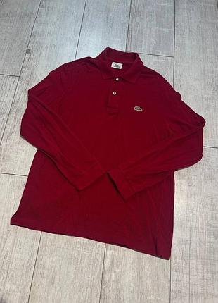 Мужской лонгслив кофта lacoste